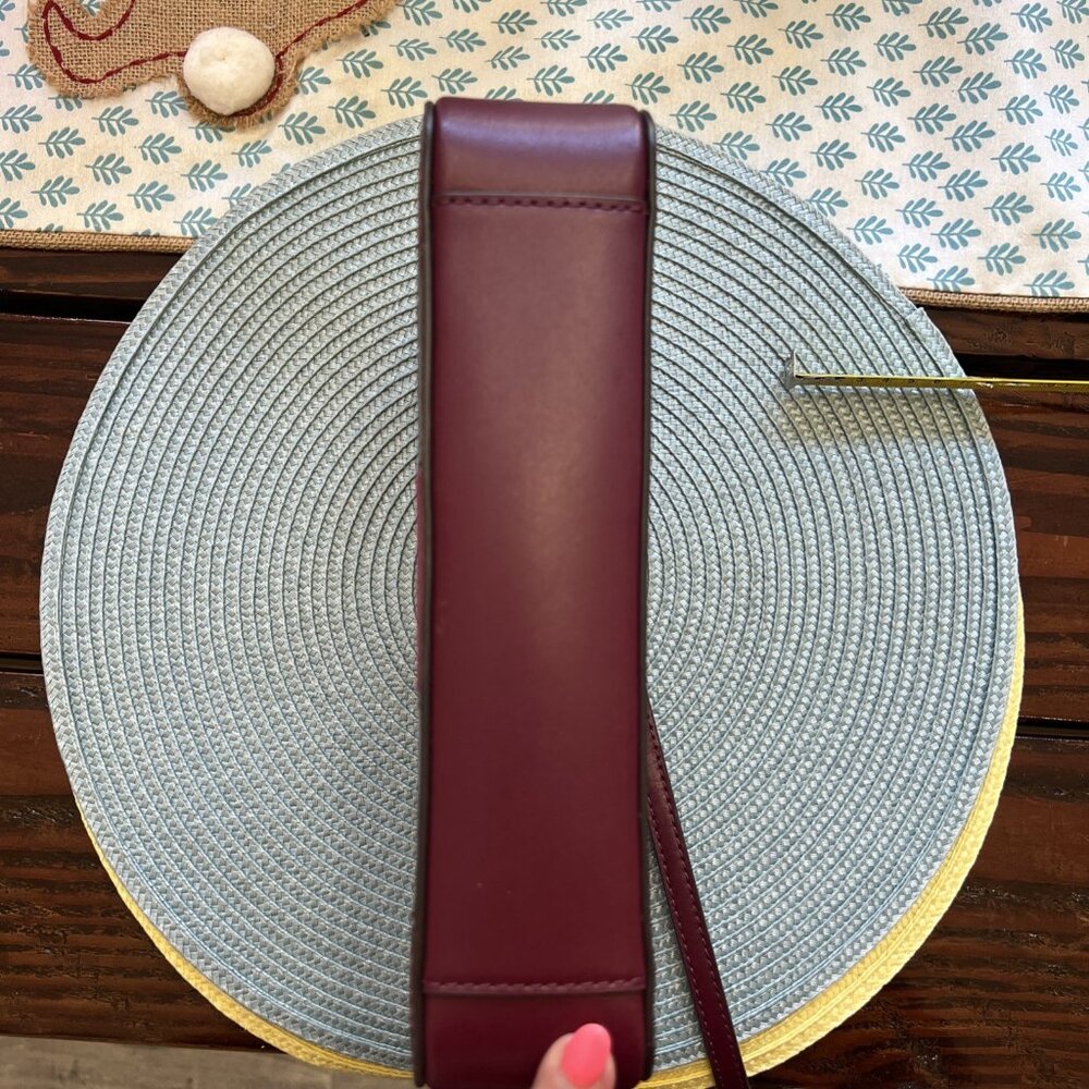 Michael Kors Patchwork Sinclair Signature Dark Berry Small Crossbody, Purse - Picture 12 of 12
